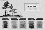 Real Pencil & Canvas for Procreate, a Brush Add-On by Liquid Amethyst Art (Thumbnail 6 of 6)