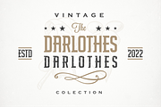 Darlothes, a Serif Font by albert_kalingga (Thumbnail 1 of 5)