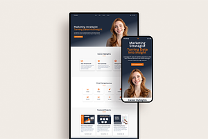 Career Portfolio Website Canva