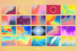 Gradient Glass Backgrounds