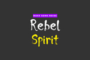 Unkempt Paint Decorative Font, a Handwritten Font by Graphic Spirit (Thumbnail 5 of 8)