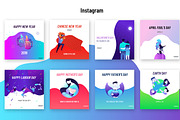 Festive Season Pack, a Social Media Template by Drawpaste (Thumbnail 7 of 14)