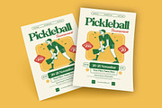 Pickleball Tournament Flyer, a Flyer Template by megarez (Thumbnail 2 of 3)