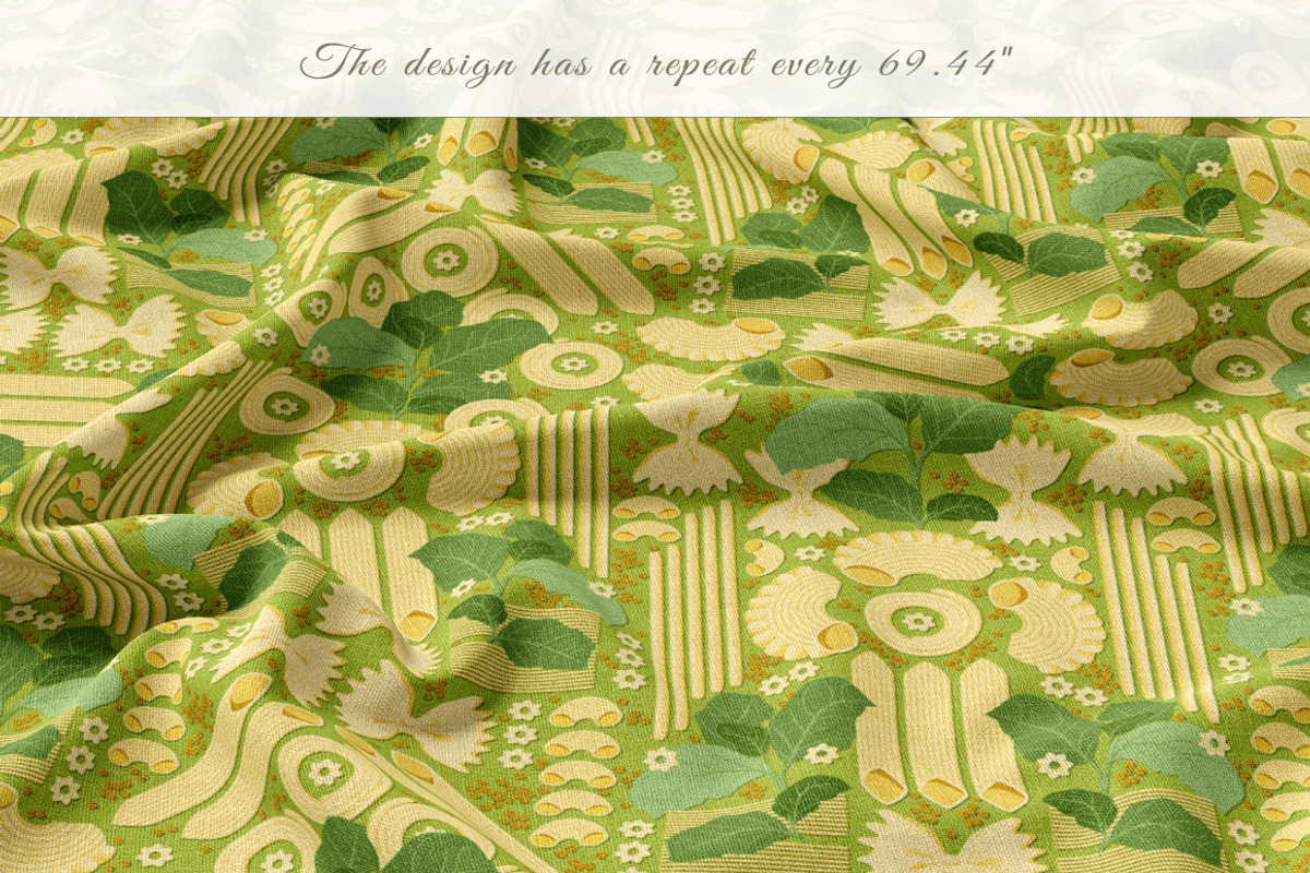 Seamless pattern of Italian pasta 3, a Pattern Graphic by Yummy (Photo 5 of 6)