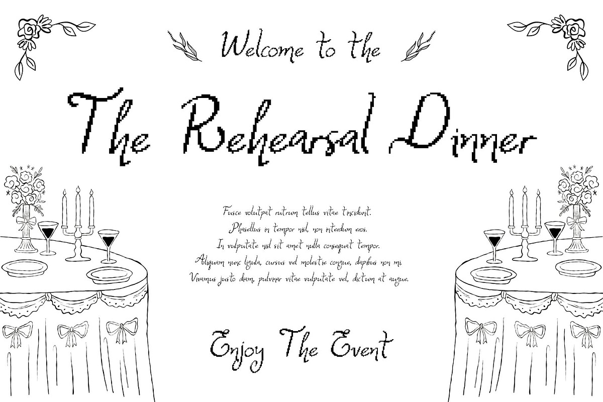 CS Artesia Pixel, a Script Font by Craft Supply Co. (Photo 7 of 8)
