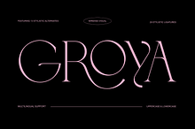 Groya - Modern Elegant Serif