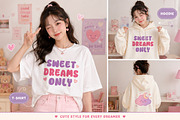 Candy Sweetie – Cute Bubble Font, a Sans Serif Font by Limited.studio (Thumbnail 2 of 5)