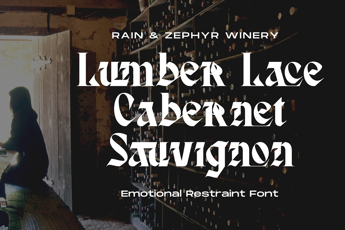 Emotional Restraint Font, a Blackletter Font by 177Studio (Photo 4 of 8)