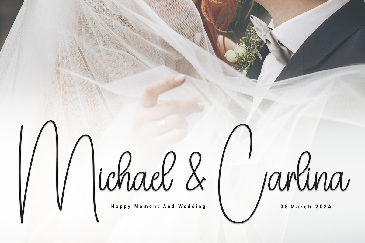Happy Calligraphy | Script Font, a Handwritten Font by Scratchones (Photo 2 of 8)
