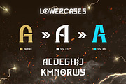 Electrone Superhero Font, a Sans Serif Font by alit design (Thumbnail 11 of 21)