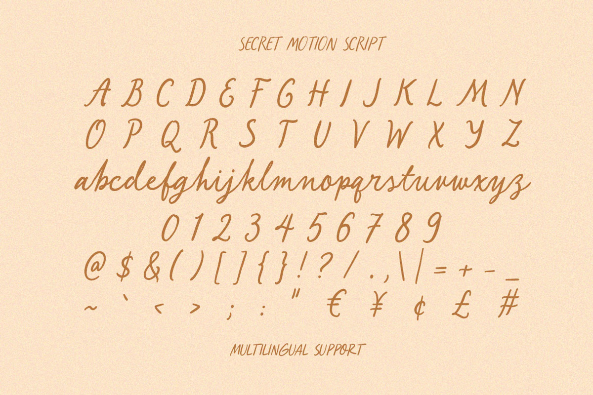 Secret Motion Handwritten Font Duo, a Handwritten Font by Littlehand (Photo 8 of 11)