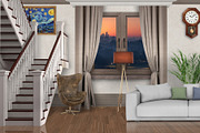 Interior mock-up creator pack, a Product Mockup by PSD Market (Thumbnail 4 of 21)