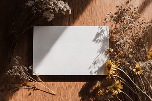 Thank you wedding card mockup, a Background Photo by Virgo Studio