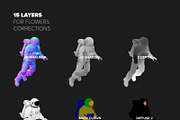 3D Mockup Space Astronaut #10, a Product Mockup by ARKS ACADEMY (Thumbnail 5 of 7)