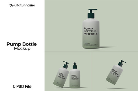 Pump Bottle Mockup