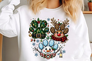 Christmas Paws Png Design, a Seasonal Illustration by Designking (Thumbnail 7 of 12)