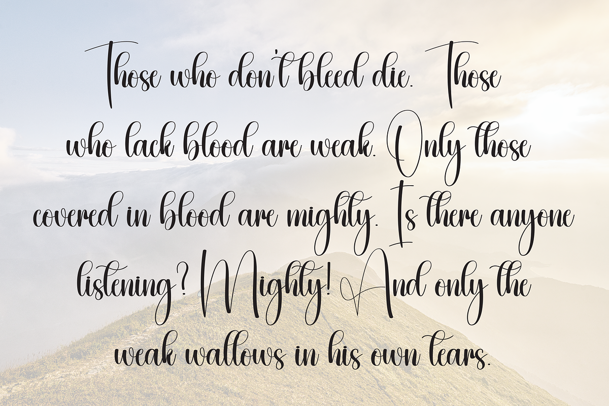 Autumn | Script Font, a Handwritten Font by Scratchones (Photo 6 of 9)