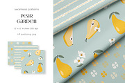 Pear Garden – Seamless Pattern Set, a Pattern Graphic by PROTEA Watercolor Studio (Thumbnail 3 of 8)