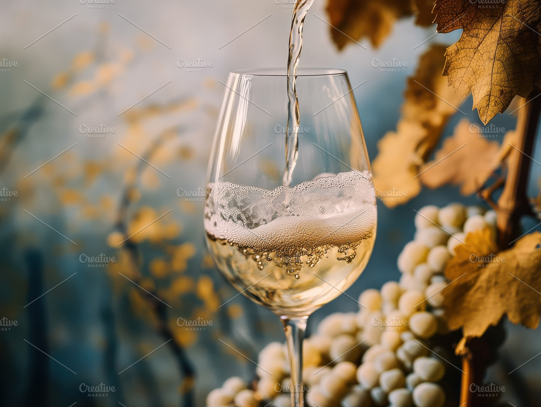 Elegant Pouring of Wine into a Glass, a Food & Drink Photo by Virgo Studio