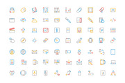 175+ Communication Colored Line Icon, an Outline Icon by Creative Stall (Thumbnail 3 of 3)