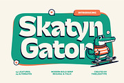 Skatyn Gator Modern Bold Serif, a Serif Font by timelesstype.co (Thumbnail 1 of 15)