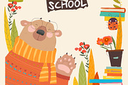 Frame of getting Back to School, an Animal Illustration by Maria Starus (Thumbnail 1 of 3)