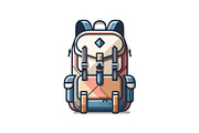 Adventure Hiking Bag Icons, an Object Graphic by yasushie (Thumbnail 10 of 16)