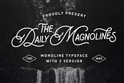Daily Magnolines - Monoline Typeface, a Handwritten Font by Letterhend Studio (Thumbnail 1 of 9)