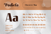 Podiefa, a Sans Serif Font by kerismaker (Thumbnail 9 of 12)
