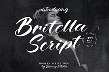 Britella Modern Script Font
