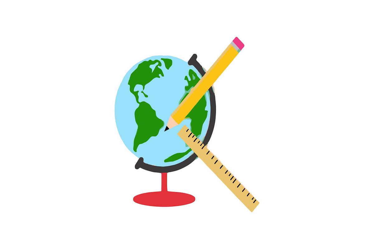Globe, Books & Clock Clipart, an Object Graphic by Designs_River (Photo 10 of 16)