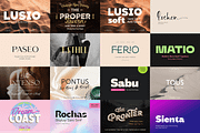 Exclusive Font Bundle, a Sans Serif Font by Larin Type Co. (Thumbnail 3 of 15)