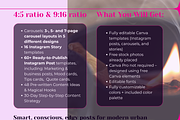 Modern Witch Instagram Templates, a Social Media Template by Mochi Atelier (Thumbnail 3 of 10)