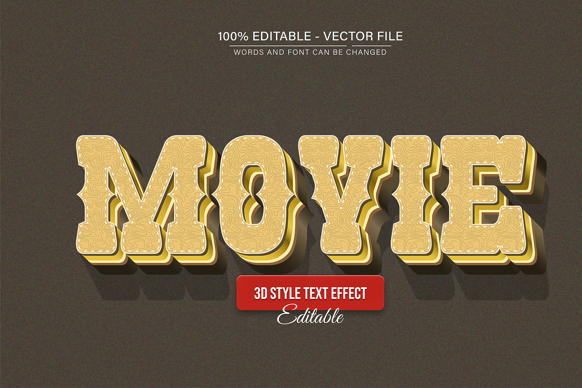 3D Text Effects Collection Vol 33, a Graphic by Aglonemadesign (Photo 4 of 9)