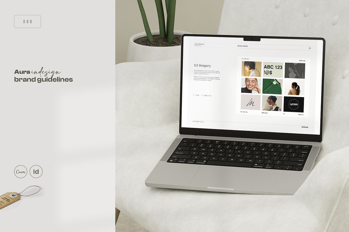 QINN/Brand Guidelines, a Brochure Template by Studio Elevate (Photo 2 of 12)