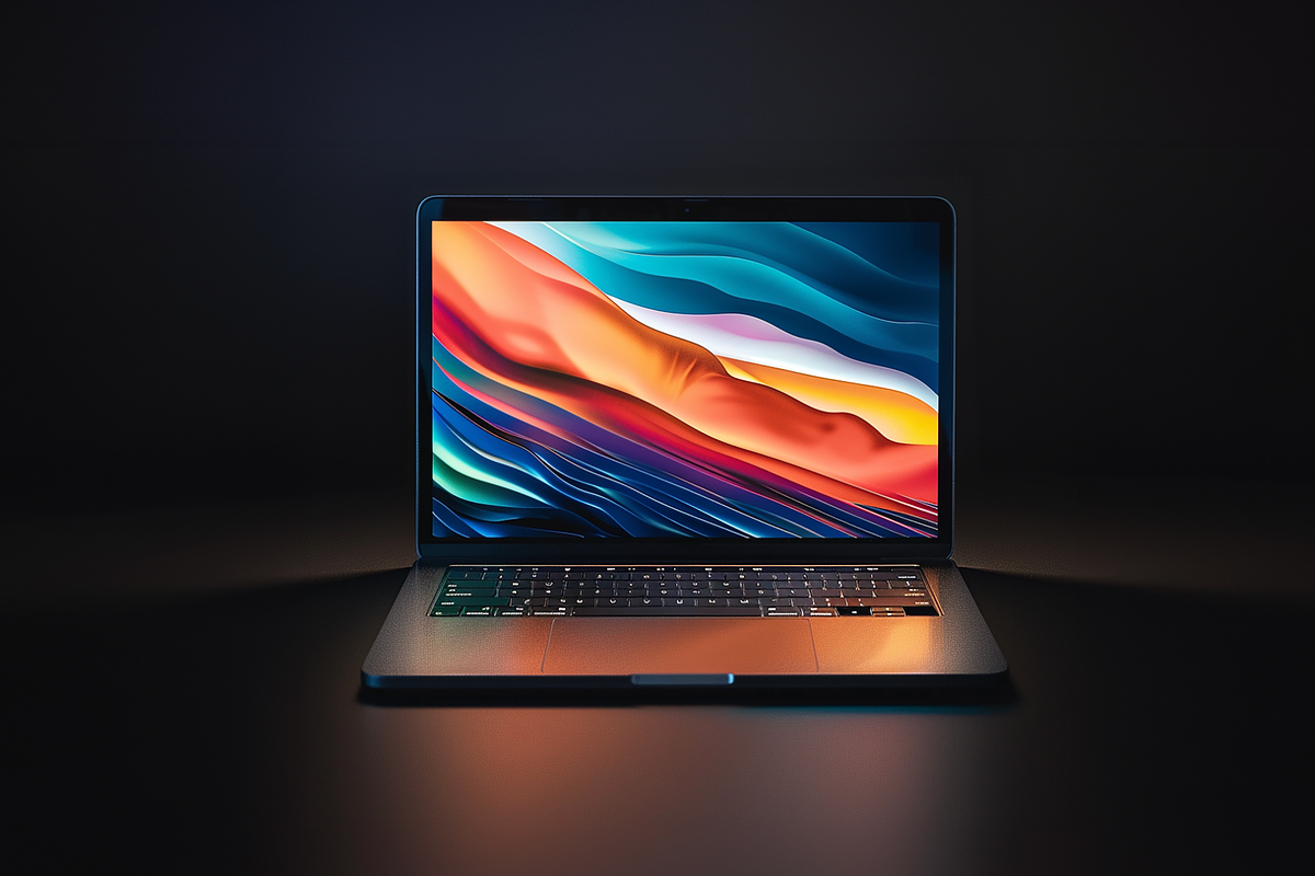 DRAMATIC WEBSITE MOCKUP (easy), a Mac Mockup by Roooar Studio (Photo 1 of 2)