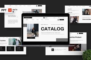 Catalog - Fashion Powerpoint, a Presentation Template by Deepslide Studio