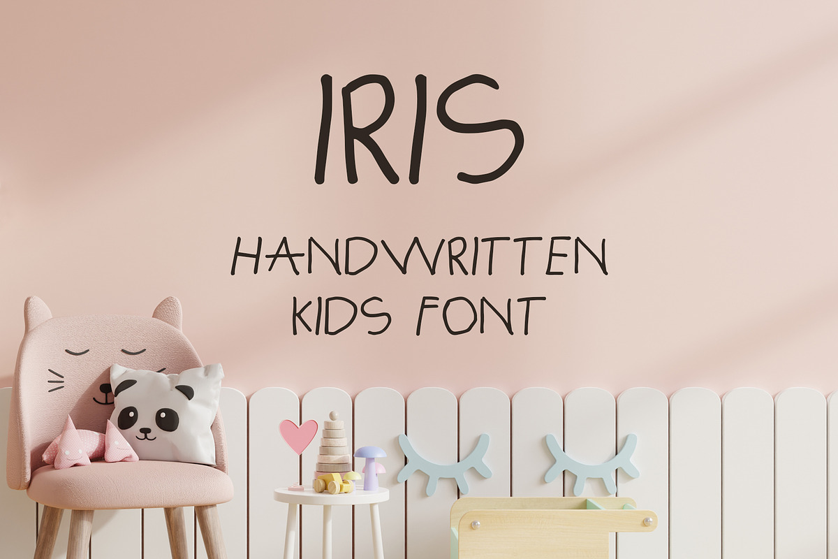 Iris - Kids Handwritten Font, a Handwritten Font by DesignWP (Photo 3 of 3)