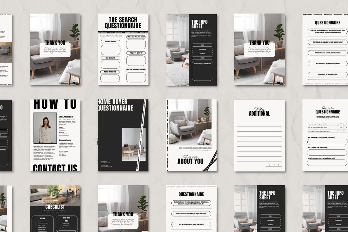 Real Estate Buyers Questionnaire Kit, a Flyer Template by Marketello Studio (Photo 3 of 3)