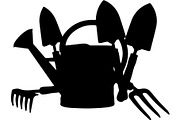 Gardening Equipment Silhouette, an Object Graphic by Creativeshirt (Thumbnail 4 of 20)
