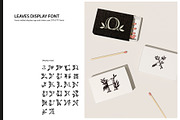 Leaves Display Cap Font, a Font by CC CREATIVE CO (Thumbnail 2 of 4)