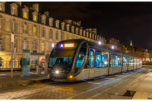 A tram in bordeaux france aquitaine containing bordeaux, tram, and france, a Transportation Photo by Leonid Andronov