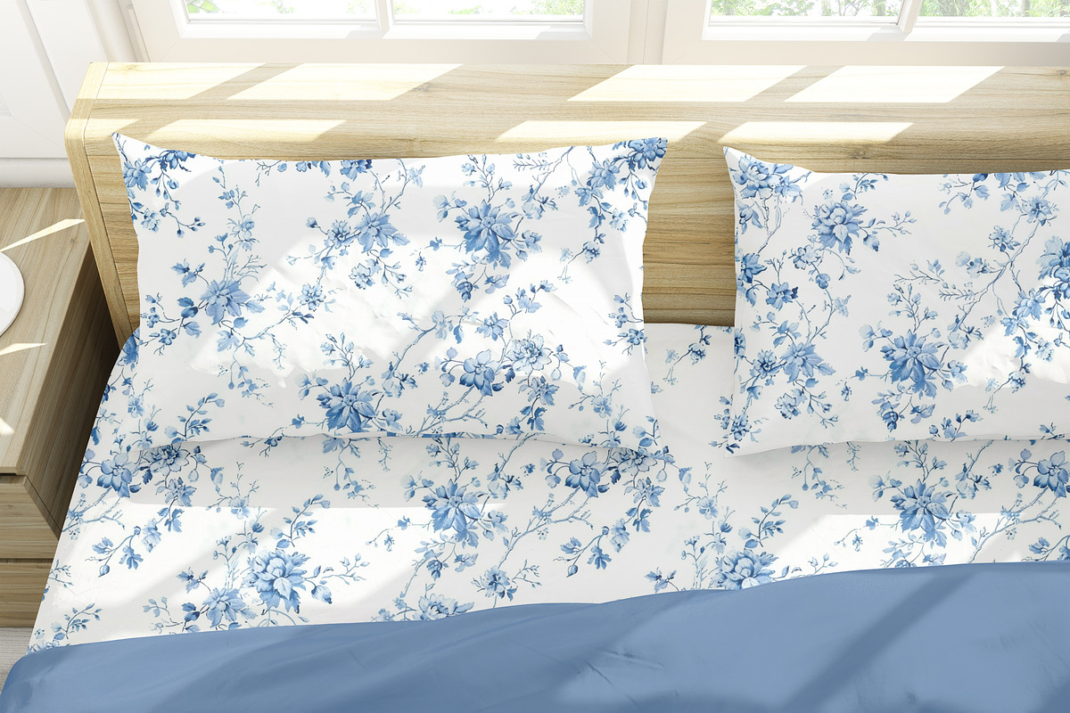 Floral Toile Print Design Patterns, a Pattern Graphic by Olya Creative (Photo 13 of 29)