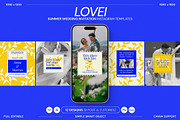 Summer Wedding Instagram Templates, a Social Media Template by Supanium Studio (Thumbnail 2 of 5)