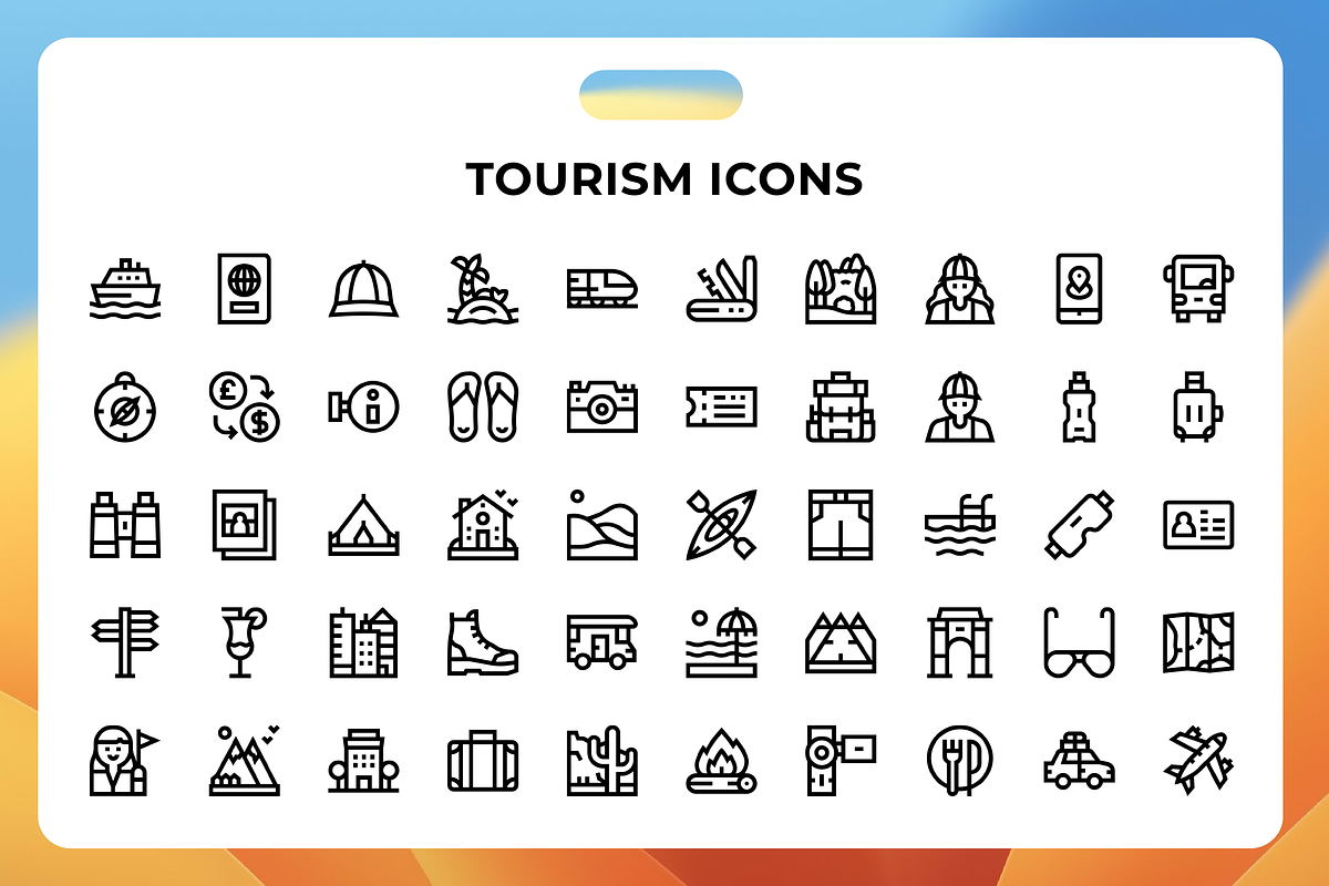 Tourism Icons, an Icon by Wencory