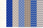 Royal Blue Owls Clipart & Patterns, an Animal Illustration by Amanda Ilkov (Thumbnail 4 of 4)
