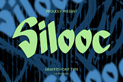 Silooc - Graffiti Font Type, a Script Font by ArtiXLabs (Thumbnail 1 of 11)
