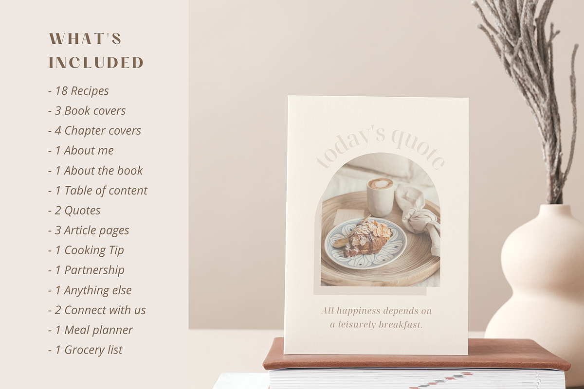 Cook Book Template CANVA, a Magazine Template by ShopRShop (Photo 6 of 9)