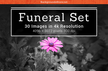 Funeral Set Mournful Images