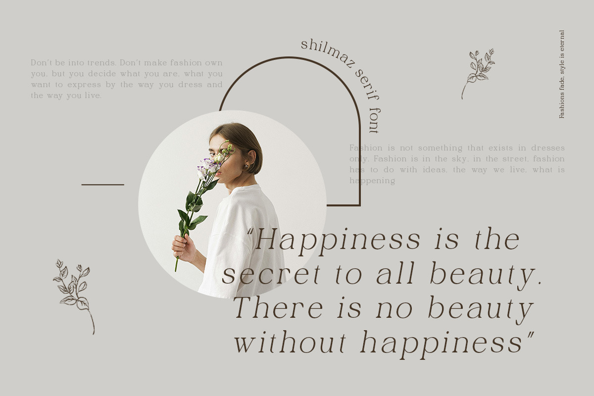 Shilmaz  Elegant Modern Serif Font, a Font by roomspace creative lab